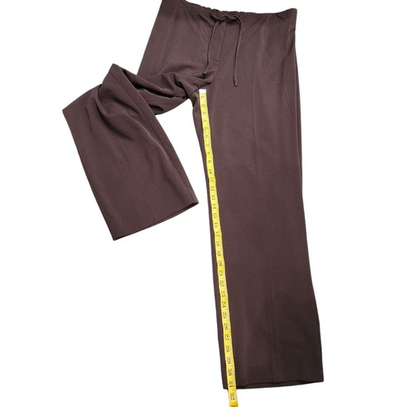 Lane Bryant Brown Elastic Waist With String Soft Wide Leg Pants Size 14/16W - Picture 4 of 5